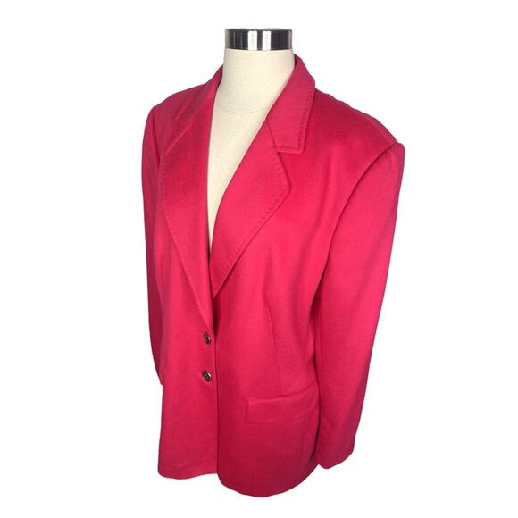 Vintage Escada Margaretha Ley x Piacenza Orylactus Rabbit Wool Blazer - Size 44 - Picture 3 of 11